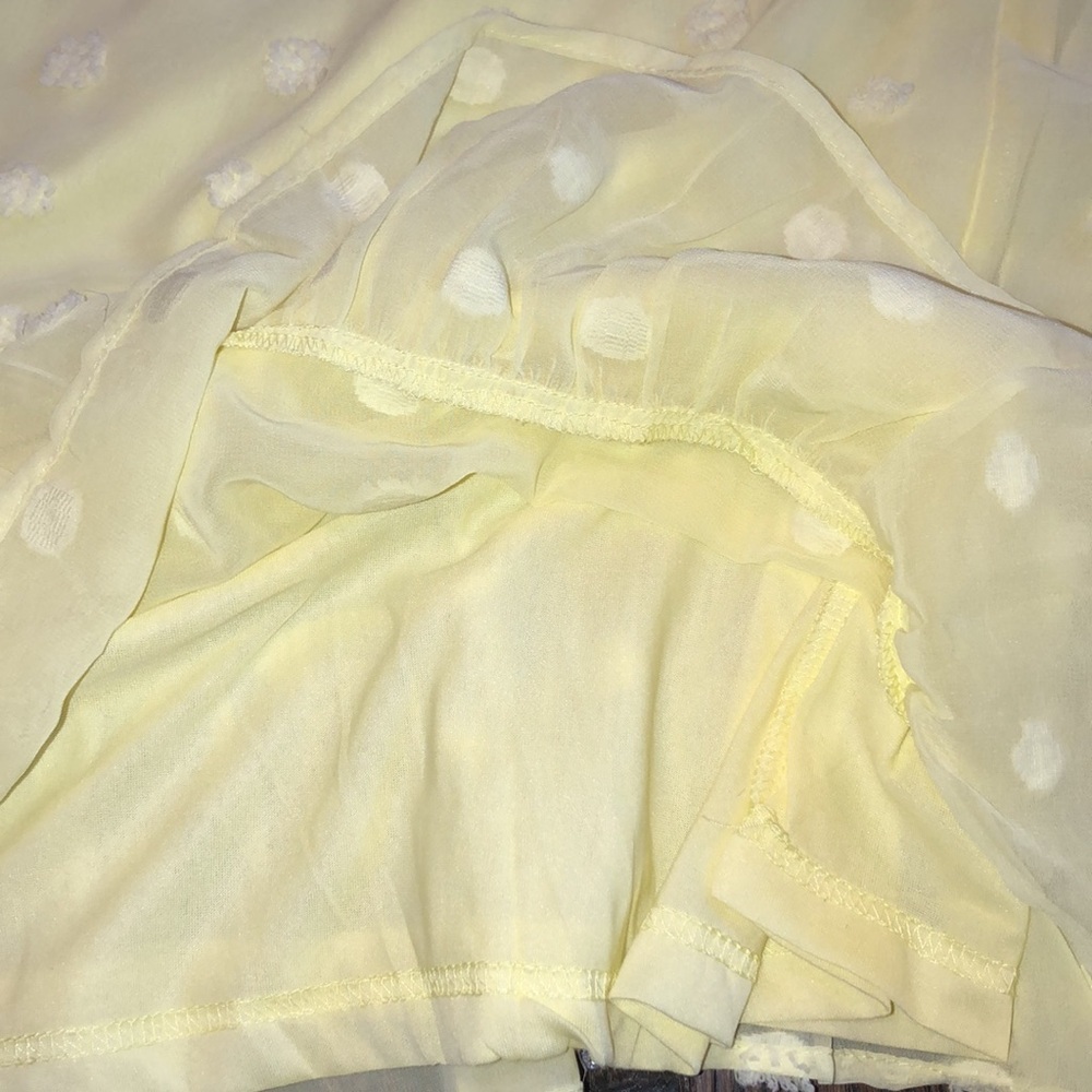 &Merci yellow boho dress size medium - Picture 6 of 9